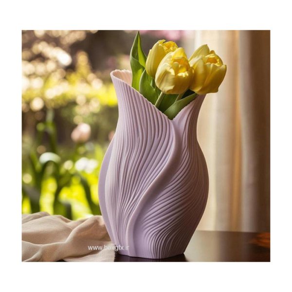 مدل سه‌بعدی گلدان Tulipa | فایل STL برای چاپ سه‌بعدی