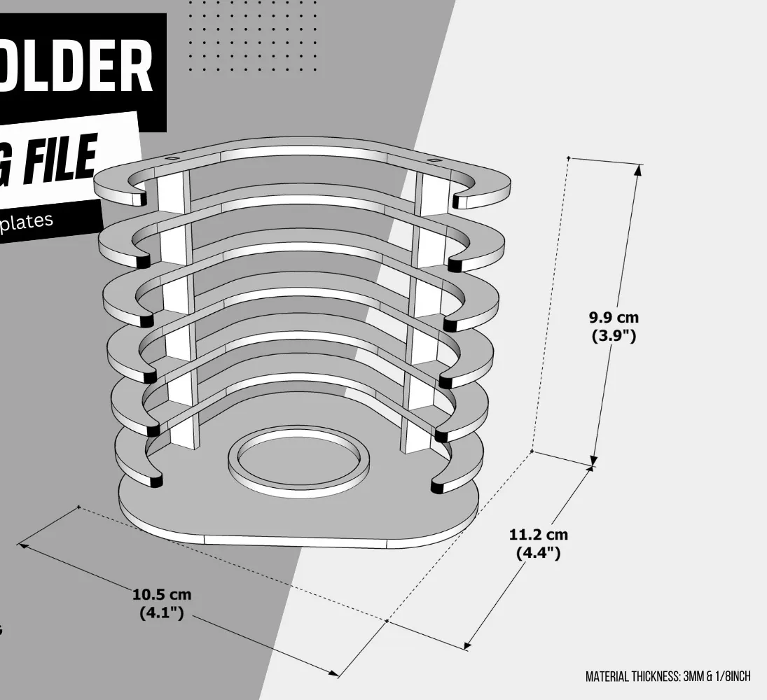 فایل برش لیزری جا شمعی فانتزی –برای MDF، چوب یا پلکسی 1 فایل برش لیزری جا شمعی فانتزی –برای MDF، چوب یا پلکسی