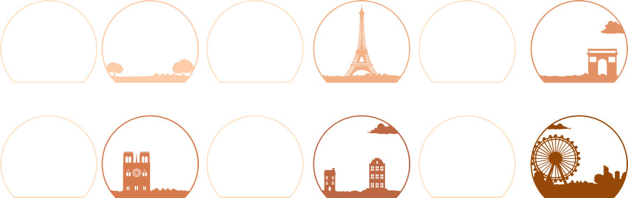 فایل برش لیزری چندلایه سهبعدی طرح پاریس – Paris 3D Multilayer 1 فایل برش لیزری چندلایه سهبعدی طرح پاریس